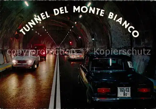 AK / Ansichtskarte Aoste Tunnel del Monte Bianco Aoste