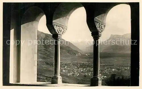 AK / Ansichtskarte Merano_Suedtirol Castello Tirolo veduta dalla Sala Imperiale Merano Suedtirol