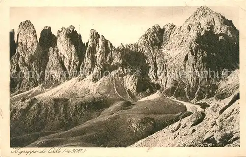 AK / Ansichtskarte Dolomiti Gruppo di Odle Gebirgspanorama Dolomiten Dolomiti