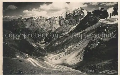 AK / Ansichtskarte Stilfserjochstrasse Gruppo dell Ortler veduta dal Fasso Stelvio Stilfserjochstrasse