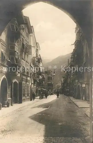 AK / Ansichtskarte Vipiteno Strassenpartie Innenstadt Vipiteno