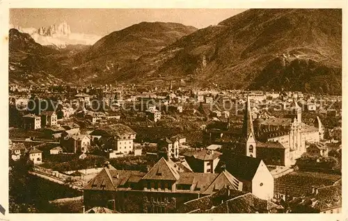 AK / Ansichtskarte Gries_Bozen Panorama Col Catinaccio Dolomiti Gries Bozen