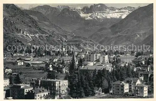 AK / Ansichtskarte Gries_Bozen Panorama Blick zum Rosengarten Dolomiten Gries Bozen