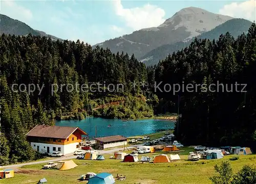 AK / Ansichtskarte Soell_Tirol Camping Moorsee Hohe Salve Soell_Tirol