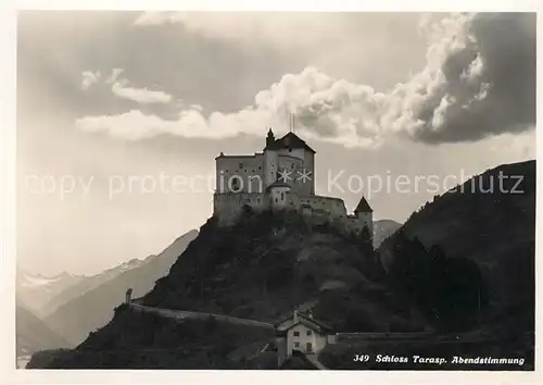 AK / Ansichtskarte Scuol_GR Schloss Tarasp Scuol_GR