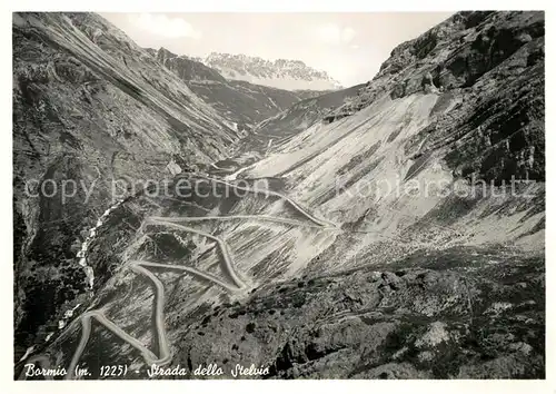 AK / Ansichtskarte Bormio Strada dello Stelvio Bormio