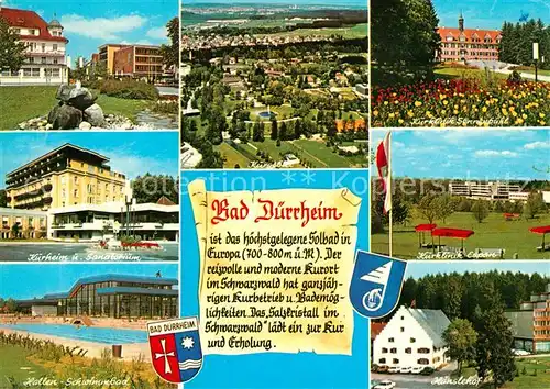 AK / Ansichtskarte Bad_Duerrheim Kurklinik Espan Haenslehof  Bad_Duerrheim