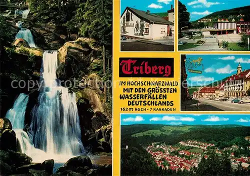 AK / Ansichtskarte Triberg_Schwarzwald Wasserfall  Triberg Schwarzwald