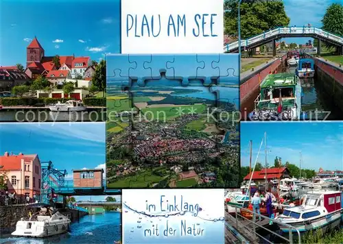 AK / Ansichtskarte Plau_See Fliegeraufnahme Plau_See