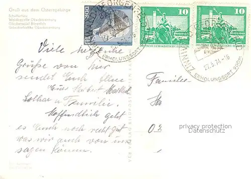 AK / Ansichtskarte Schellerhau Waldkapelle Oberbaerenburg Glockenspiel Baerenfels  Schellerhau