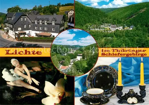 AK / Ansichtskarte Lichte Gasthof Kleeberg Lichte Geiersthal Porzellanmaufaktur Lichte