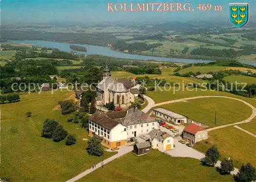 AK / Ansichtskarte Kollmitzberg Fliegeraufnahme Gasthaus Alpenblick 