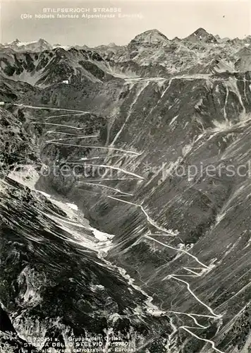 AK / Ansichtskarte Stilfserjoch Gruppo Ortler Stilfserjoch
