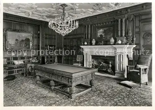 AK / Ansichtskarte Salenstein_TG Schloss Eugensberg Untersee Biliardzimmer Salenstein_TG