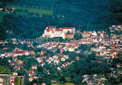AK / Ansichtskarte Colditz Fliegeraufnahme Zwickauer Mulde Schloss Colditz