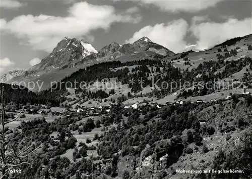 AK / Ansichtskarte Waltensburg_Graubuenden Brigelserhoerner Waltensburg Graubuenden
