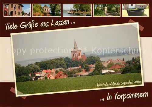 AK / Ansichtskarte Lassan Stadtansichten Lassan