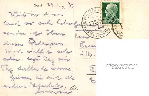 AK / Ansichtskarte Nervi Panorama Nervi