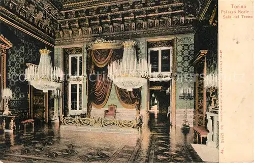 AK / Ansichtskarte Torino Palazzo Reale Sala del Trono Torino