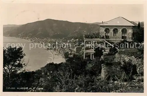 AK / Ansichtskarte Alassio da San Croce Alassio