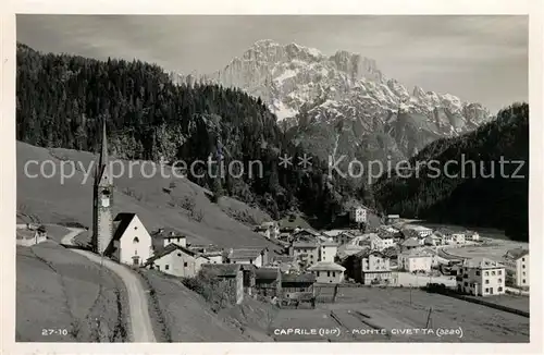 AK / Ansichtskarte Caprile e Monte Civetta Caprile