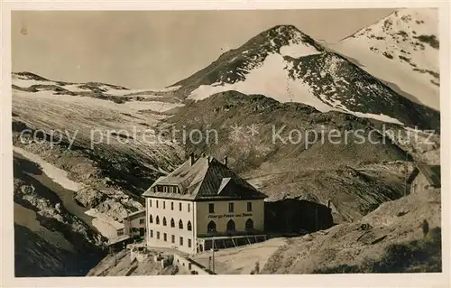 AK / Ansichtskarte Passo_Stelvio Hotel Passo dello Stelvio Passo_Stelvio