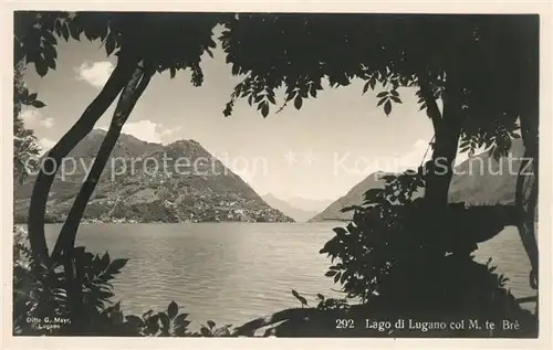 AK / Ansichtskarte Lago_di_Lugano Col Monte Bre Lago_di_Lugano