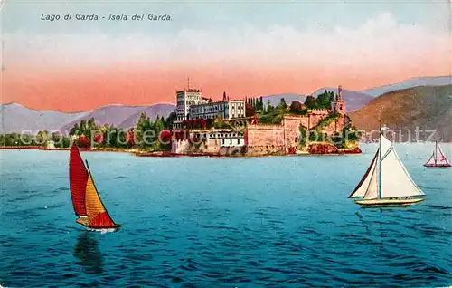 AK / Ansichtskarte Lago_di_Garda Isola del Garda Lago_di_Garda