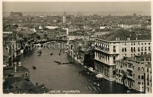 AK / Ansichtskarte Venezia_Venedig Panorama Venezia Venedig