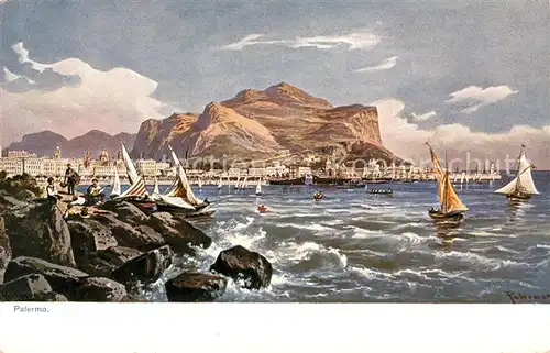 AK / Ansichtskarte Palermo_Sicilia Panorama Palermo_Sicilia