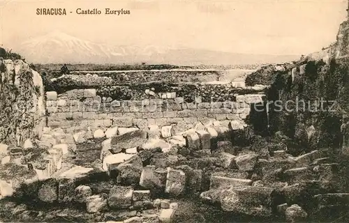 AK / Ansichtskarte Siracusa Castello Eurylus Siracusa