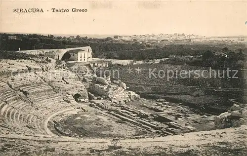 AK / Ansichtskarte Siracusa Teatro Greco Siracusa