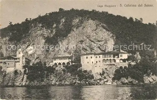 AK / Ansichtskarte Lago Maggiore Santa Caterina del Sasso Lago Maggiore
