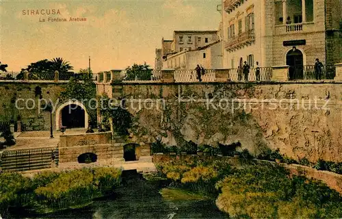 AK / Ansichtskarte Siracusa La Fontana Aretusa Siracusa