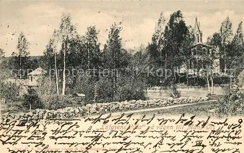 AK / Ansichtskarte Sala Loefgrens Villa va vaegen till Mans Ols Sala