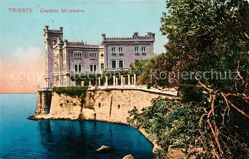 AK / Ansichtskarte Trieste Castello Miramare Trieste