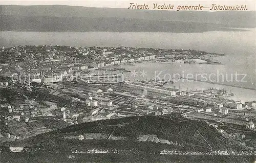 AK / Ansichtskarte Trieste Veduta generale Trieste