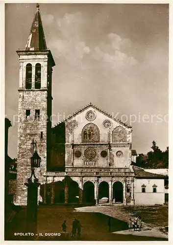 AK / Ansichtskarte Spoleto Il Duomo Spoleto