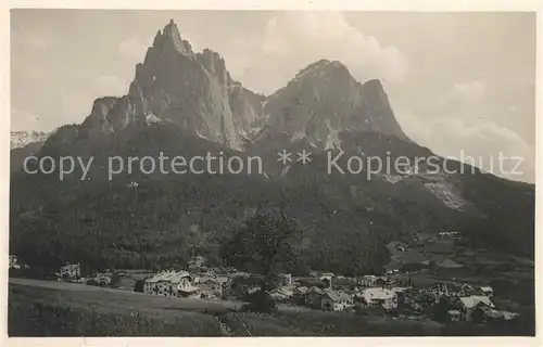 AK / Ansichtskarte Siusi_allo_Sciliar Panorama Gruppo delle Dolomiti Dolomiten Siusi_allo_Sciliar