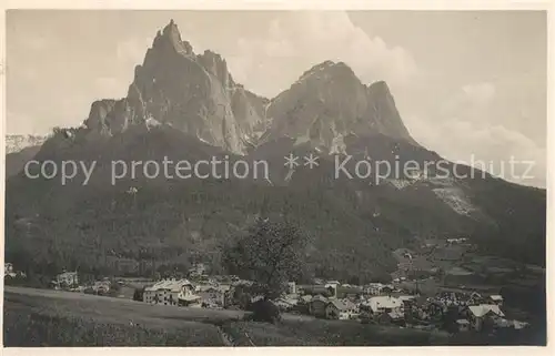 AK / Ansichtskarte Siusi_allo_Sciliar Panorama Gruppo delle Dolomiti Dolomiten Siusi_allo_Sciliar