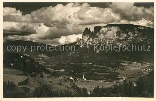 AK / Ansichtskarte Renon_Ritten Panorama Monte Scilliar Dolomiti Dolomiten Renon Ritten