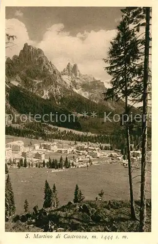 AK / Ansichtskarte San_Martino_di_Castrozza Panorama Dolomiten San_Martino_di_Castrozza