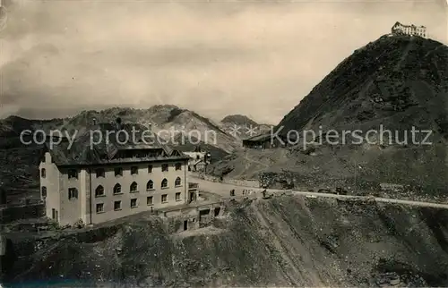 AK / Ansichtskarte Passo_dello_Stelvio Pizzo Garibaldi Berghotel Stilfser Joch Gebirgspanorama Passo_dello_Stelvio