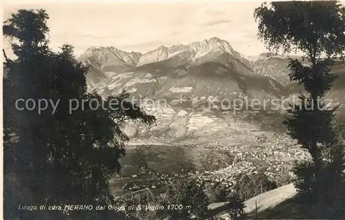 AK / Ansichtskarte Merano_Suedtirol Visto dal Giogo di San Vigilio Merano Suedtirol