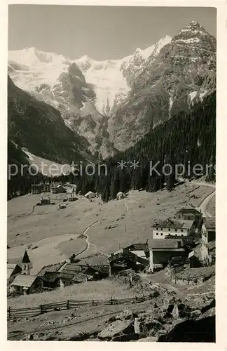 AK / Ansichtskarte Trafoi_Suedtirol Panorama mit Blick zum Ortler Trafoi Suedtirol
