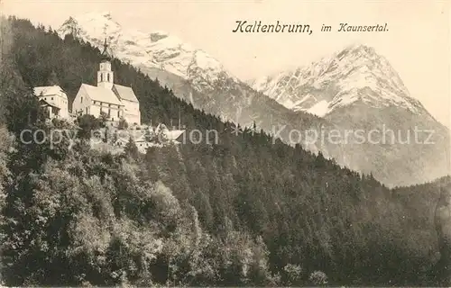 AK / Ansichtskarte Kaltenbrunn_Tirol Wallfahrtskirche Kaunsertal Alpen Kaltenbrunn Tirol