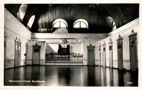 AK / Ansichtskarte Warmbad_Villach Kurbassin Warmbad_Villach