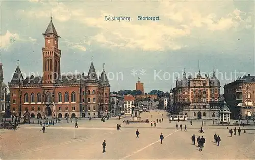 AK / Ansichtskarte Helsingborg Stortorget Helsingborg