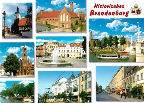 AK / Ansichtskarte Brandenburg_Havel Brunnen Stadtansichten Brandenburg Havel