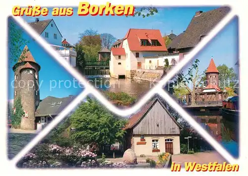 AK / Ansichtskarte Borken_Westfalen Stadtansichten Borken_Westfalen